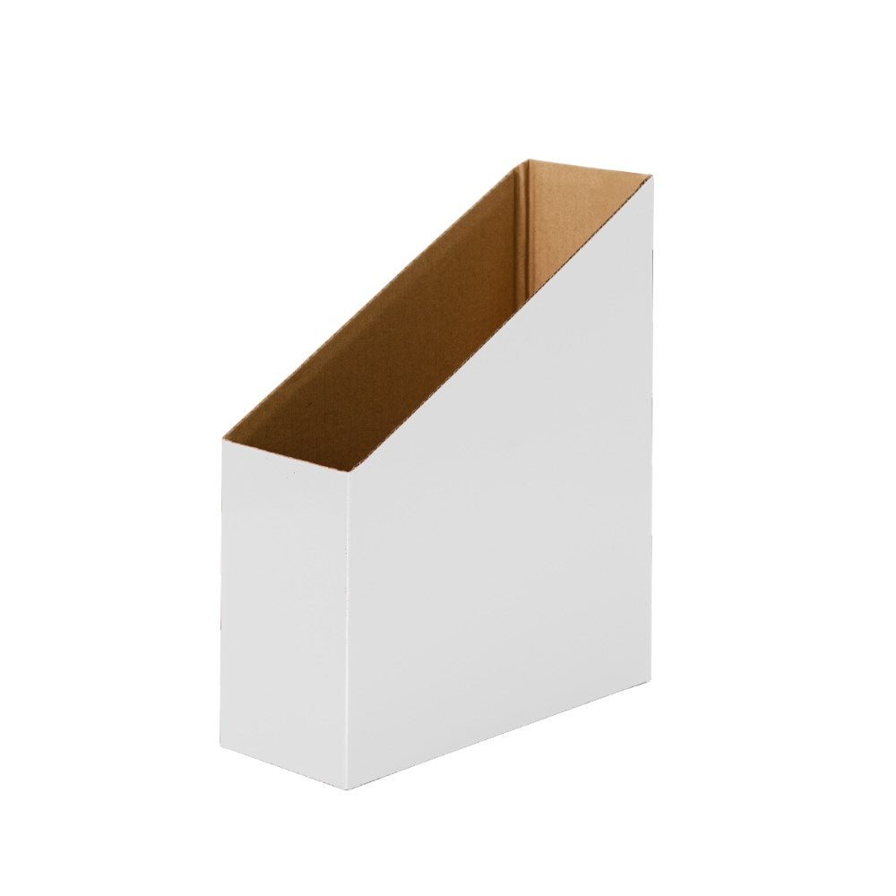 Creative Kids Cardboard Magazine Box Pack of 5 White | Office Furniture Designs