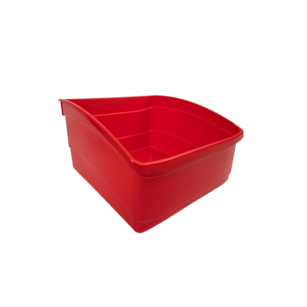 Creative Kids Large Plastic Book Tub 290W x 300D x 195H Red | Office Furniture Designs