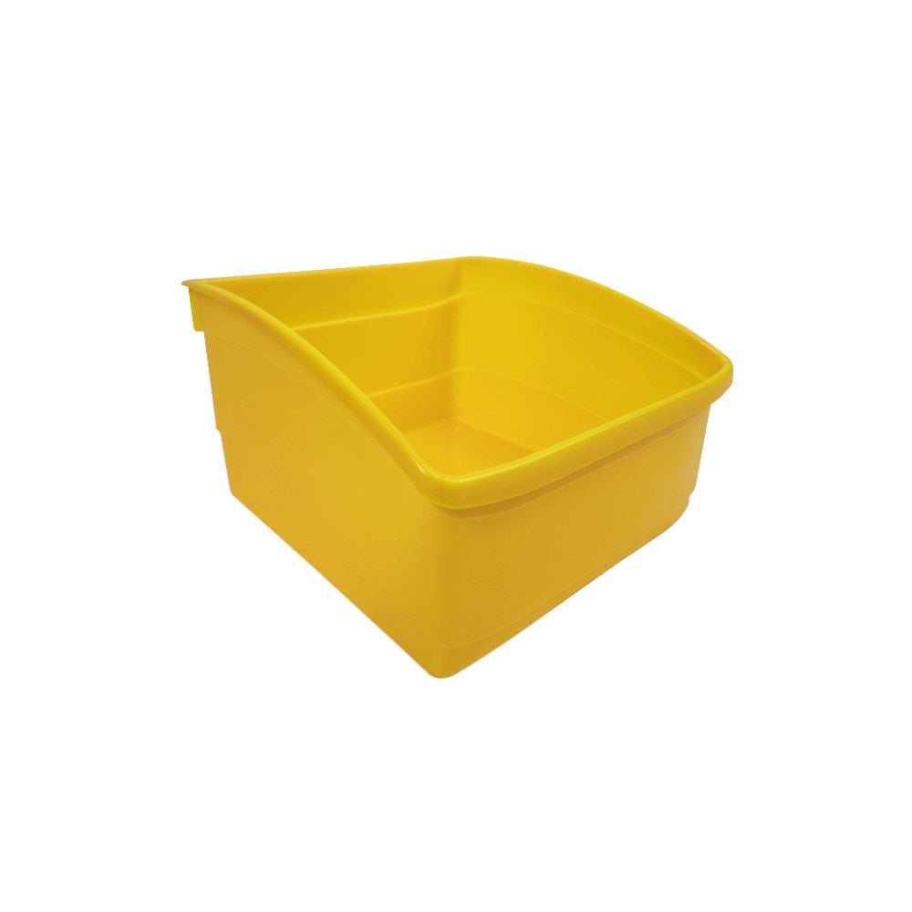 Creative Kids Large Plastic Book Tub 290W x 300D x 195H Yellow | Office Furniture Designs