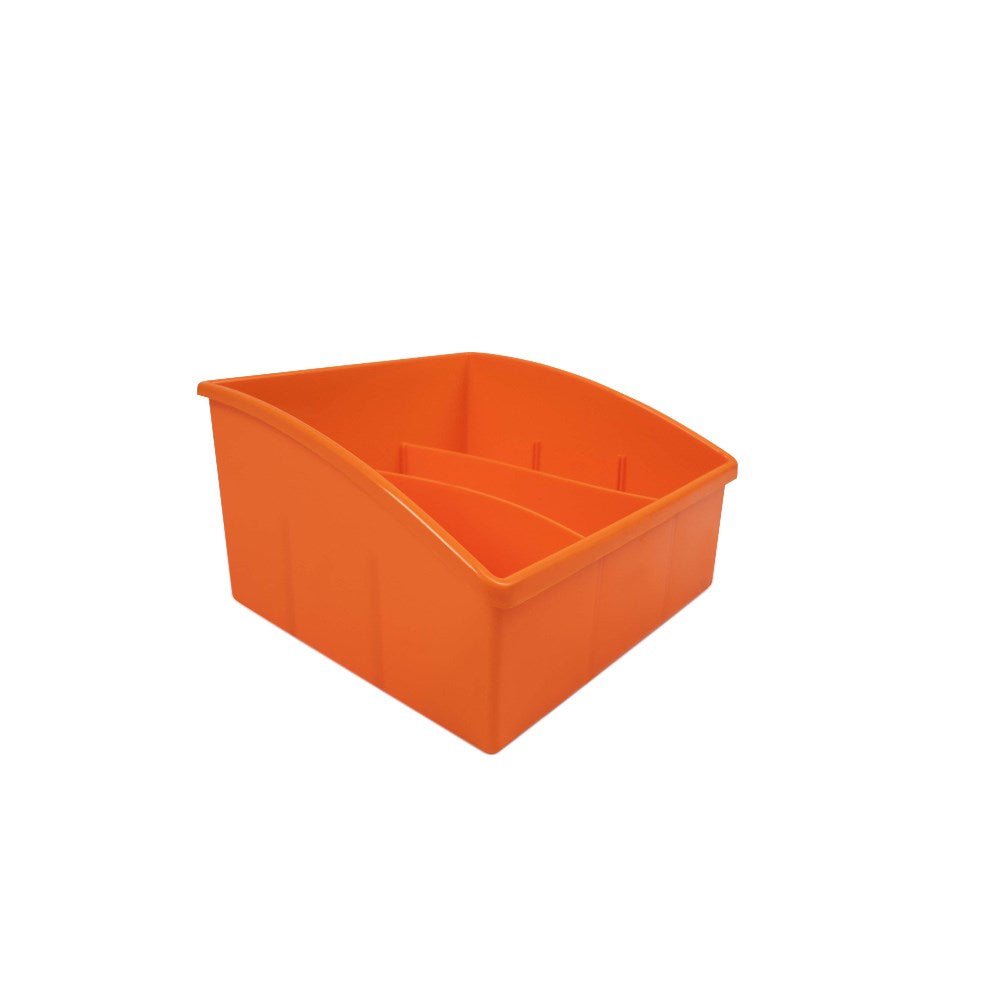 Creative Kids Plastic Book Tubs 212W x 212D x 150H Orange | Office Furniture Designs