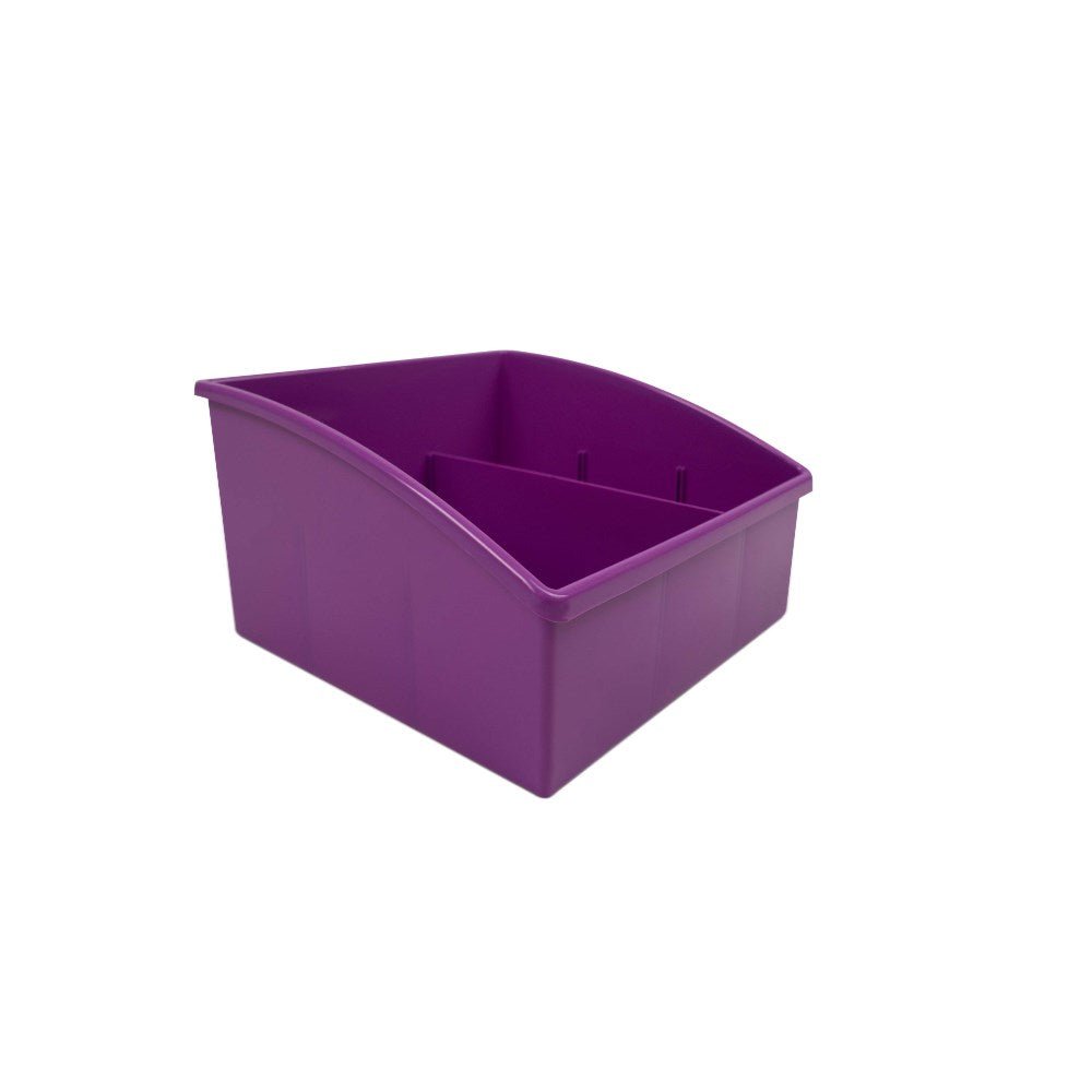 Creative Kids Plastic Book Tubs 212W x 212D x 150H Purple | Office Furniture Designs