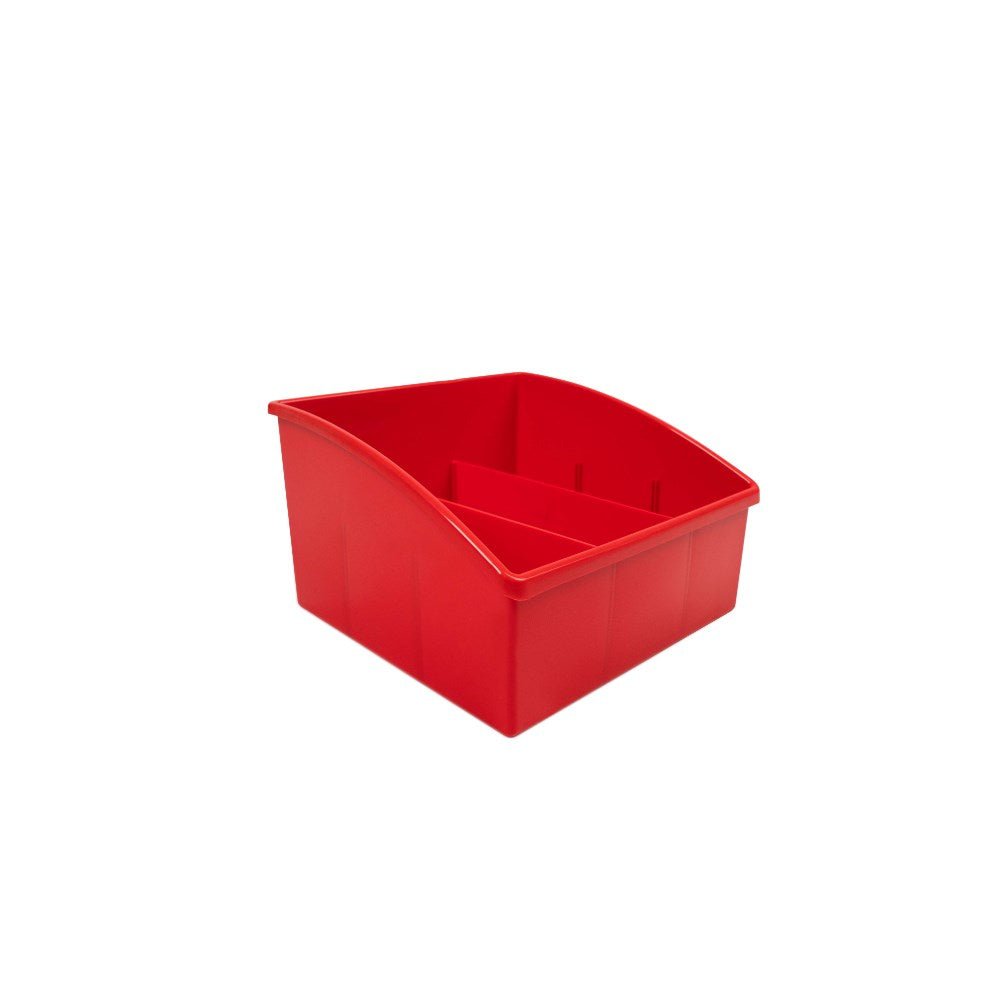 Creative Kids Plastic Book Tubs 212W x 212D x 150H Red | Office Furniture Designs