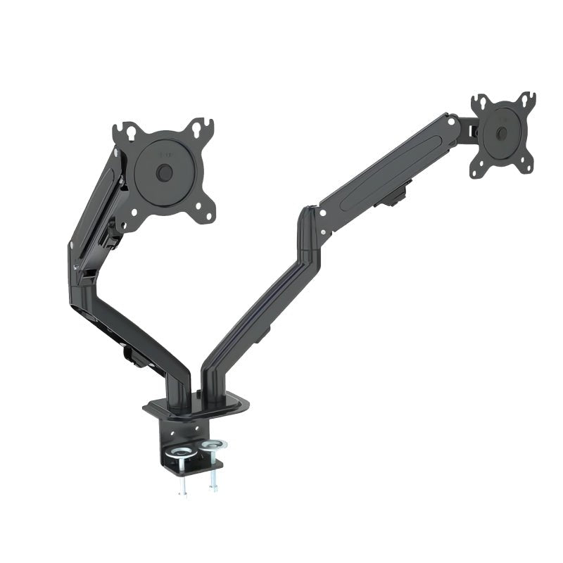 Dual Arm Monitor Mount Adjustable | Office Furniture Designs