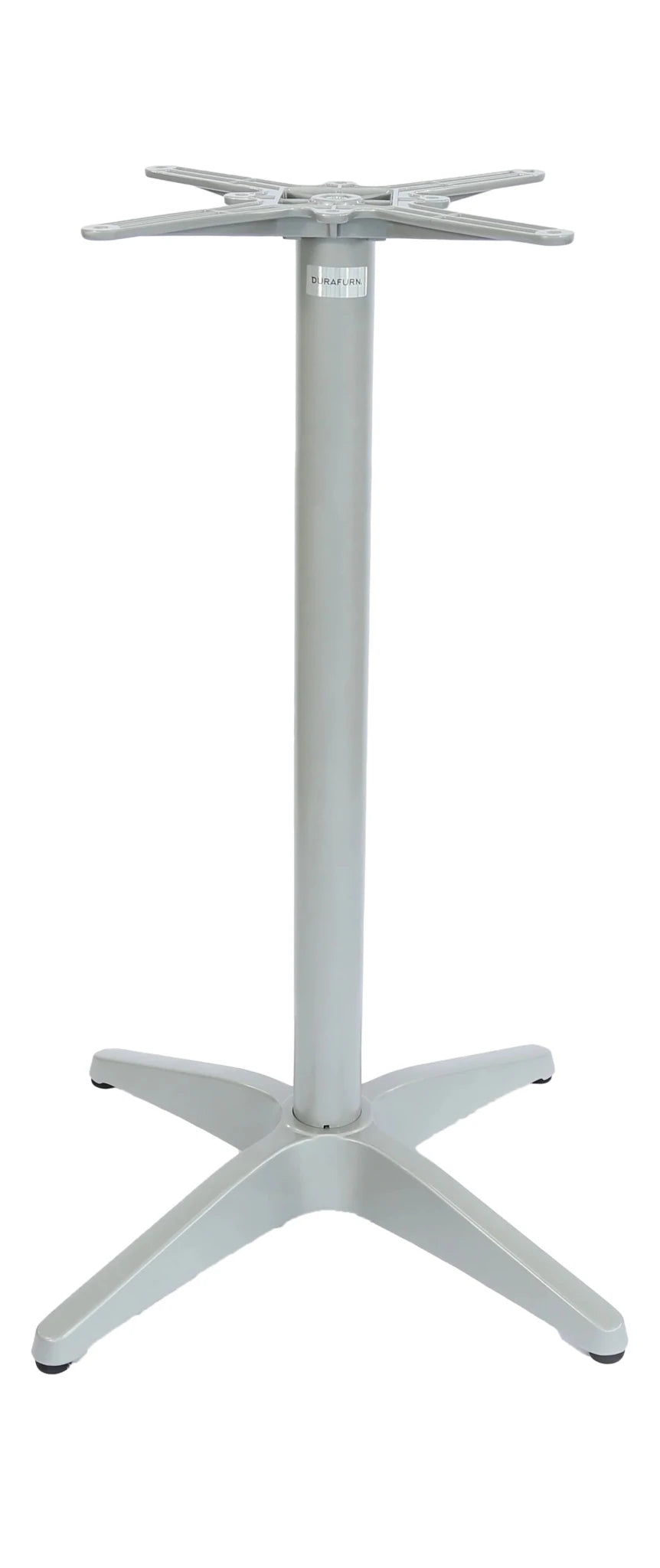 Durafurn Astoria Bar Table Base Silver | Office Furniture Designs