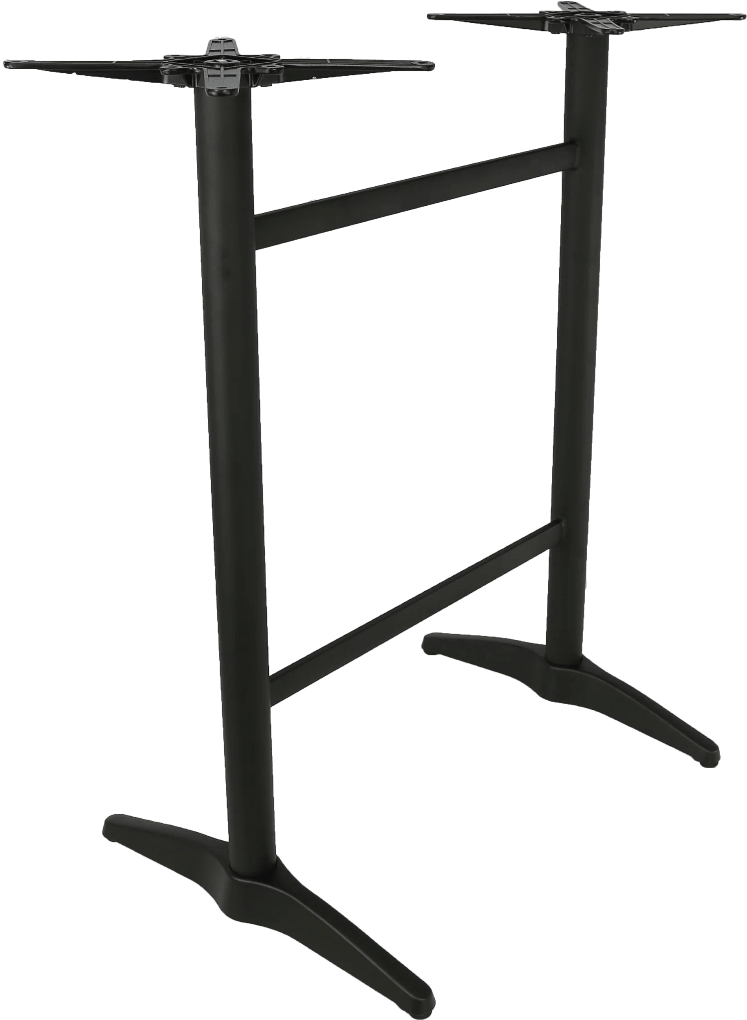 Durafurn Astoria Twin Bar Table Base Black | Office Furniture Designs