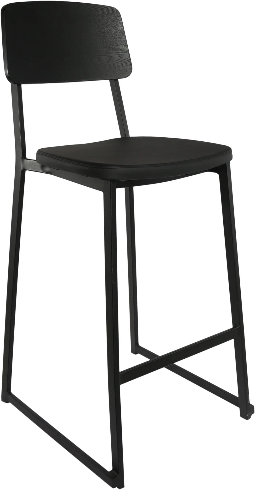Durafurn Denver Barstool - Vinyl Seat Black Ply | Office Furniture Designs