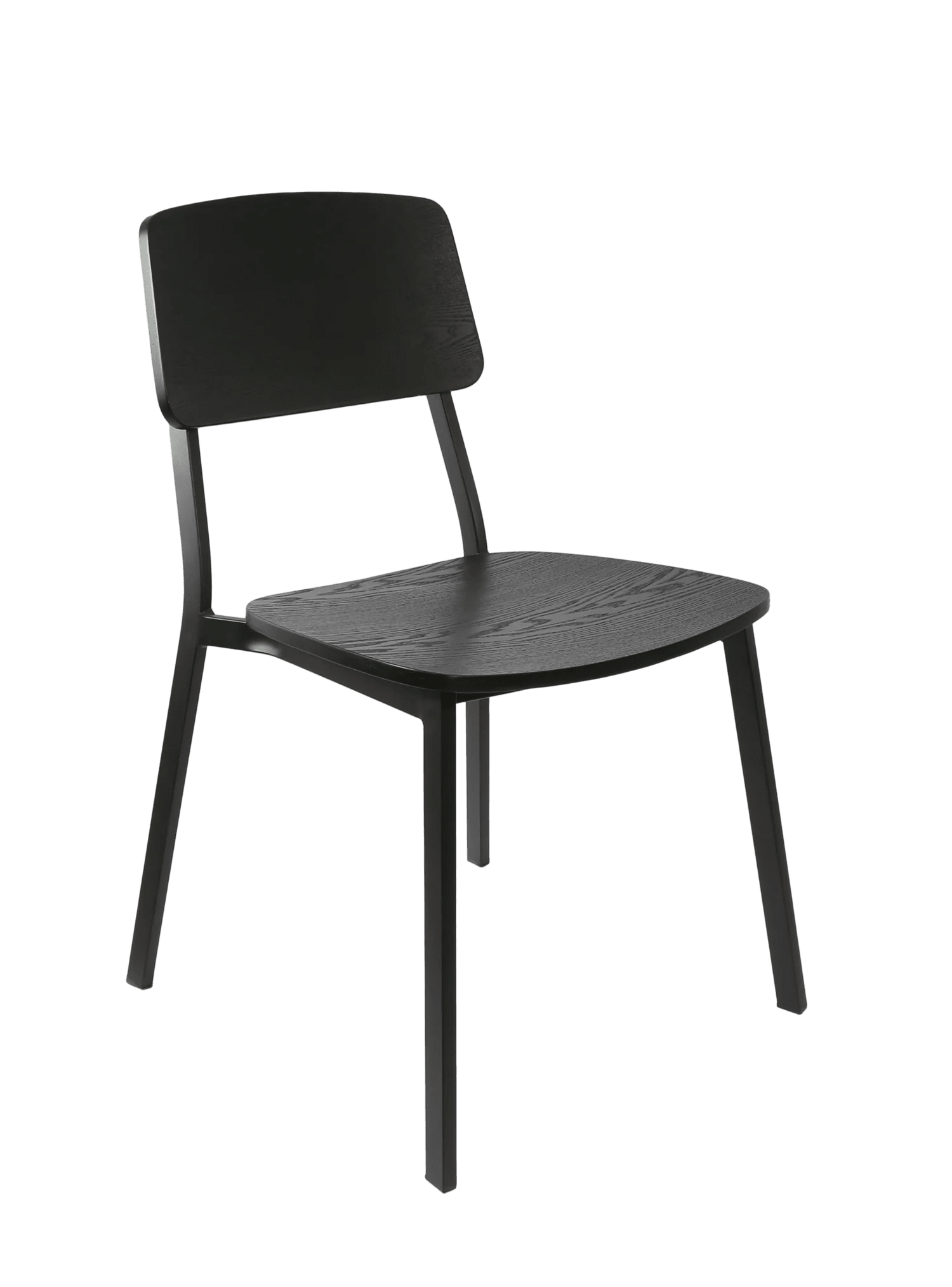 Durafurn Denver Chair - Ply Seat Black ply | Office Furniture Designs