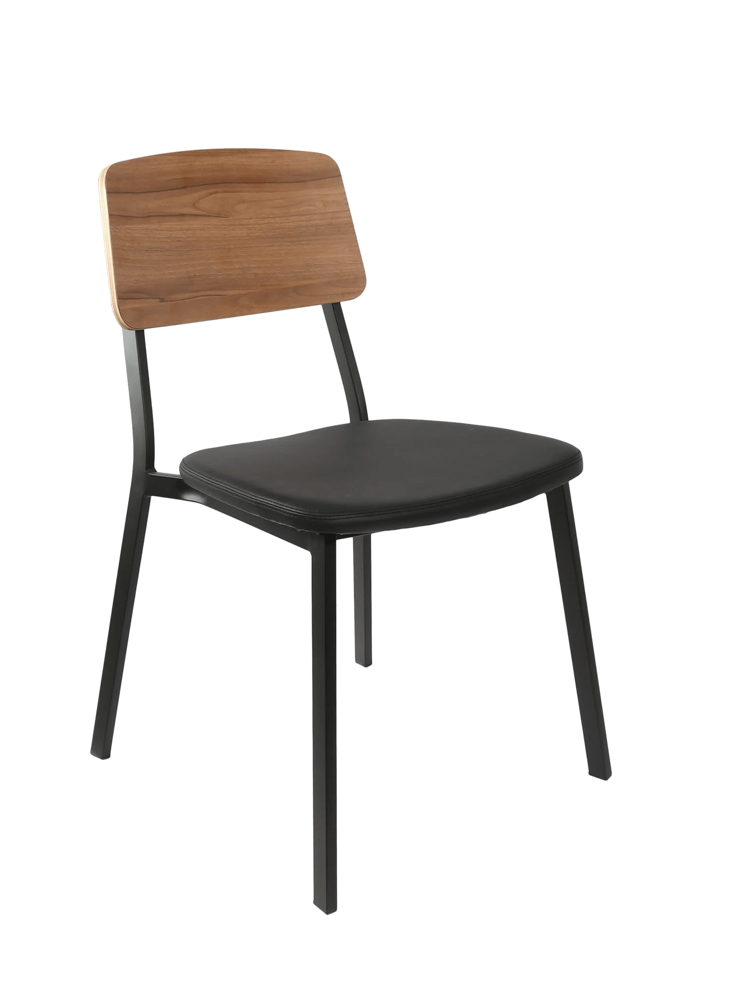 Durafurn Denver Chair - Vinyl Seat Natural ply | Office Furniture Designs