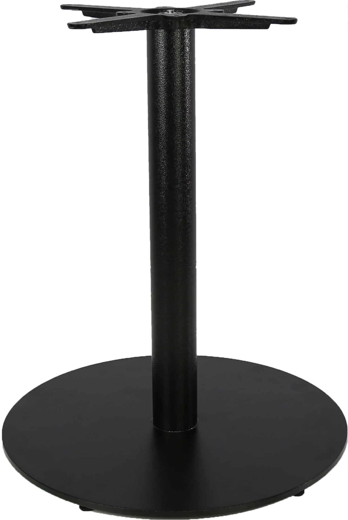 Durafurn Disco Table Base Black 600mm | Office Furniture Designs