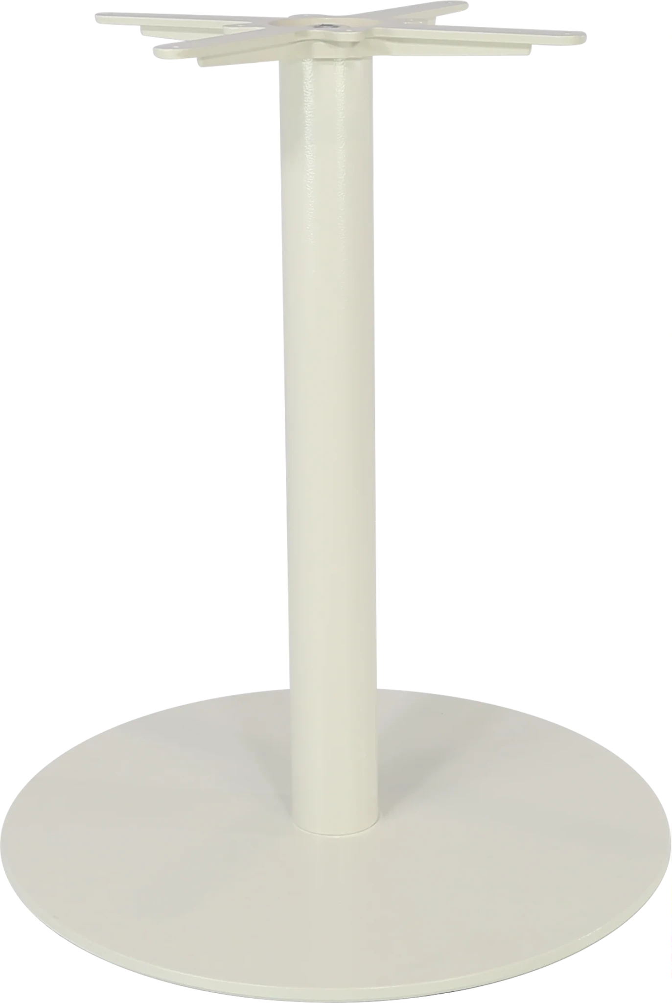 Durafurn Disco Table Base White 600mm | Office Furniture Designs