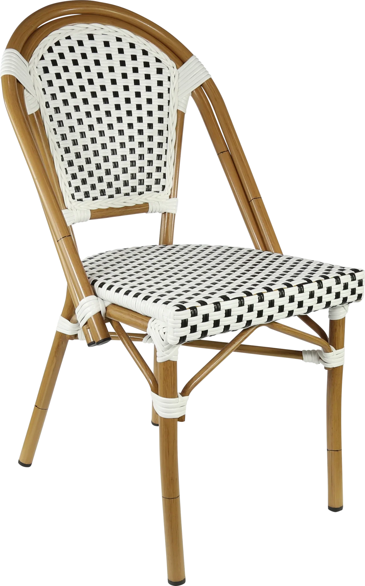 Durafurn Eiffel Chair Dark Grey/White Chevron | Office Furniture Designs