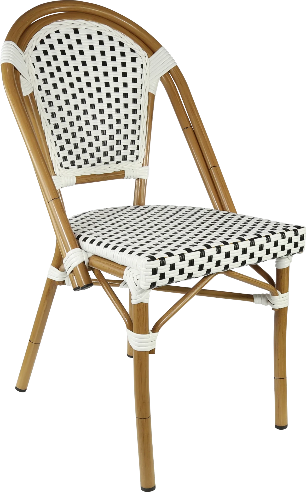 Durafurn Eiffel Chair White/Black Standard | Office Furniture Designs