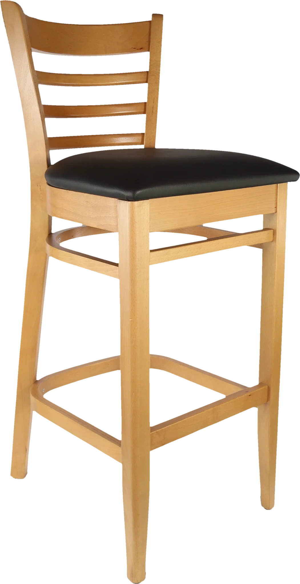Durafurn Florence Barstool Black Vinyl Natural | Office Furniture Designs