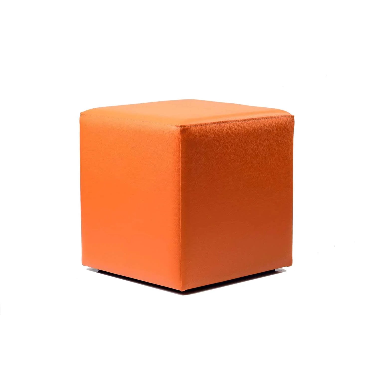 Durafurn Ottoman Cube Orange | Office Furniture Designs