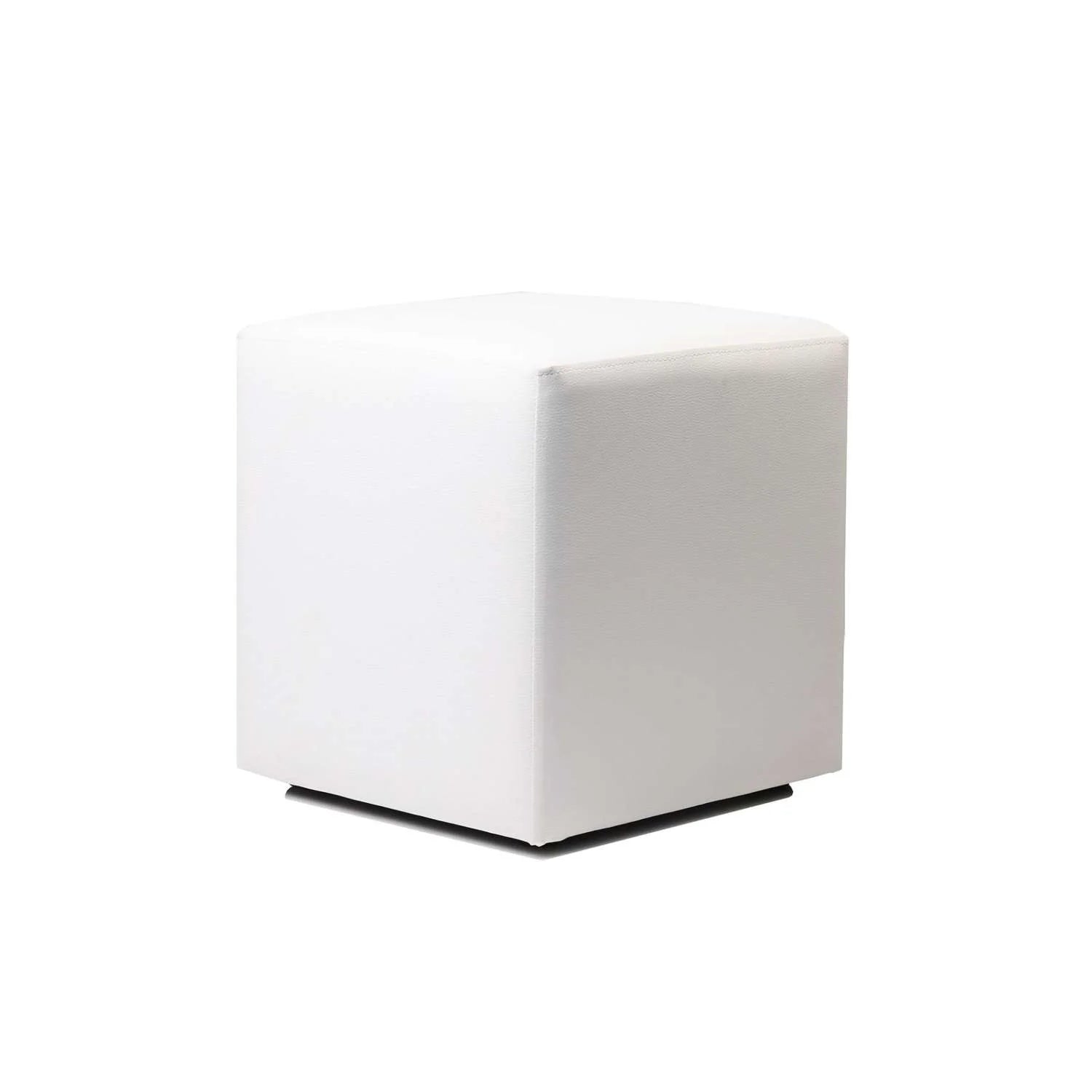 Durafurn Ottoman Cube White | Office Furniture Designs