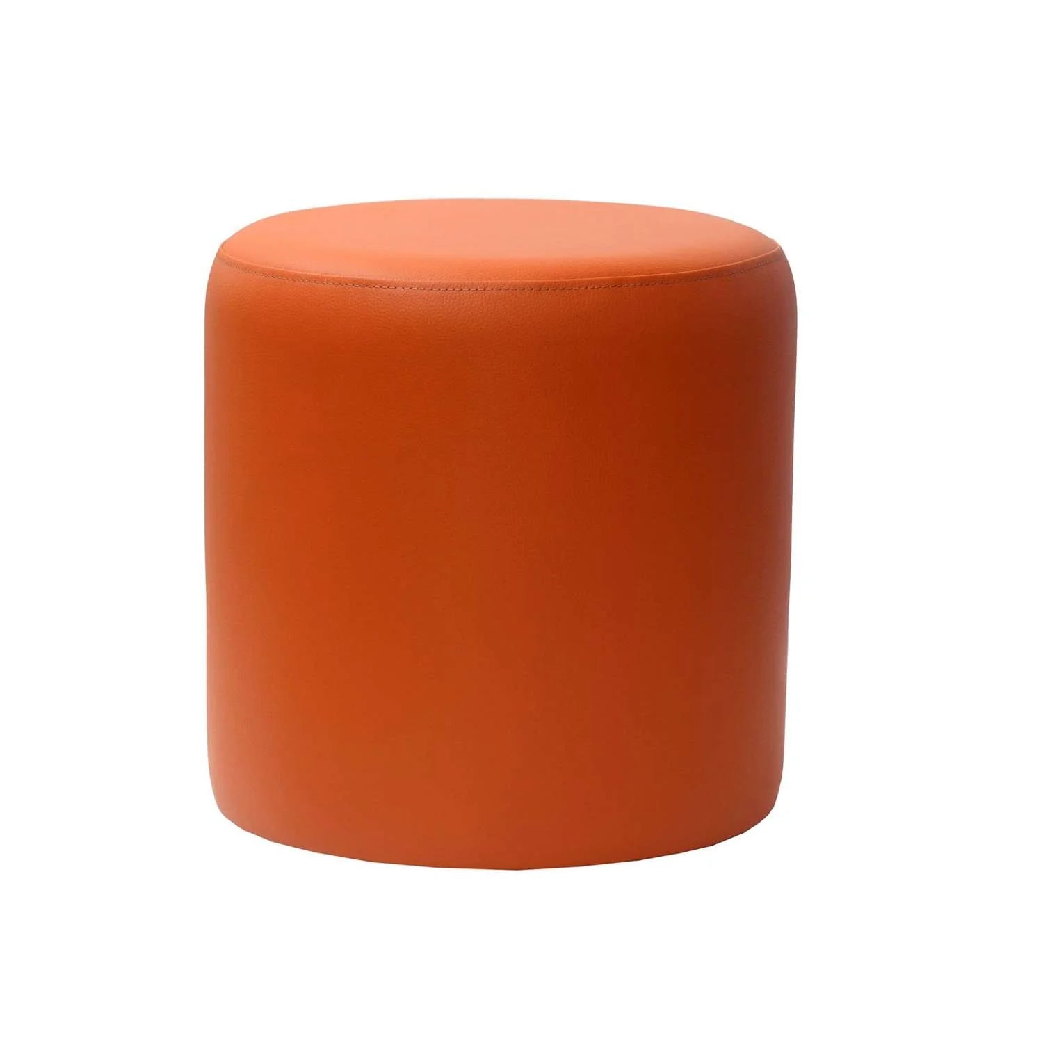 Durafurn Ottoman Round Orange | Office Furniture Designs