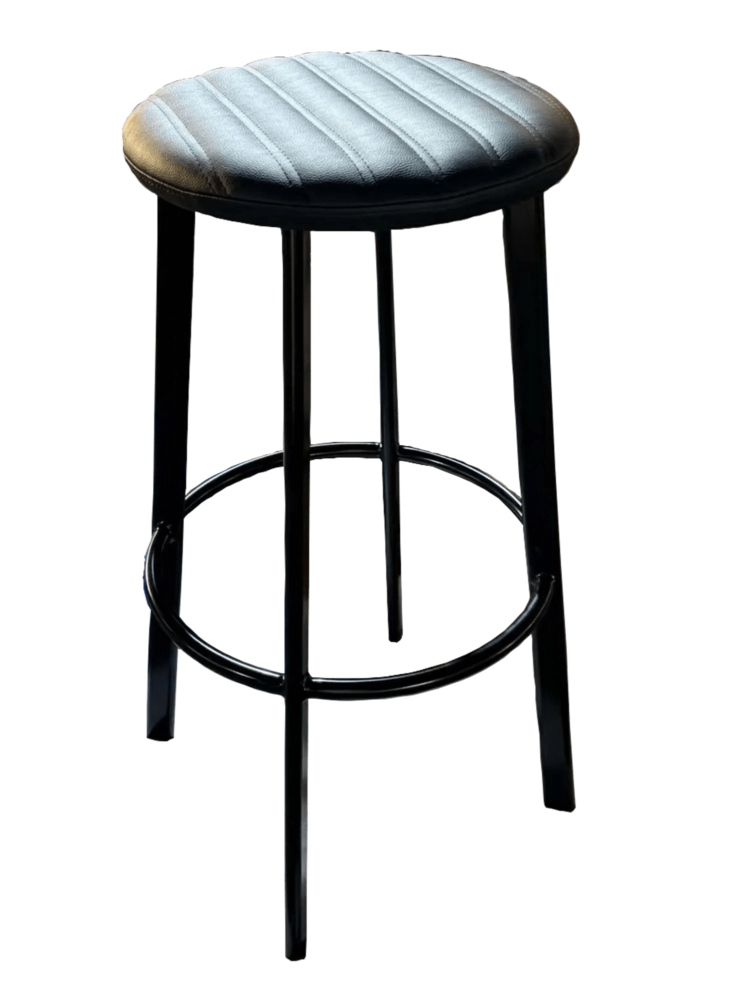 Durafurn Portland 750H Barstool Black Vinyl | Office Furniture Designs