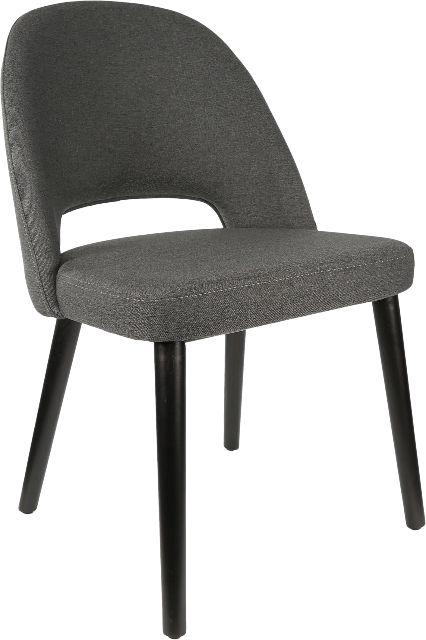 Durafurn Semifreddo Chair Black Anthracite Fabric | Office Furniture Designs