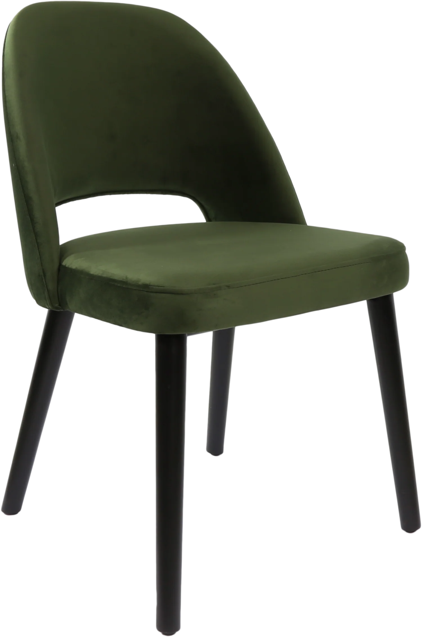 Durafurn Semifreddo Chair Black Avocado Velvet | Office Furniture Designs