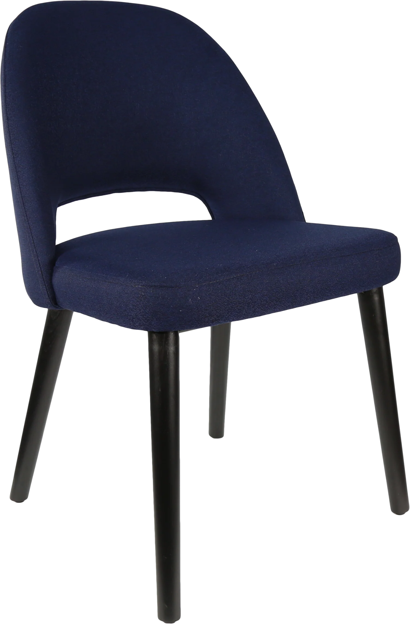 Durafurn Semifreddo Chair Black Navy Fabric | Office Furniture Designs
