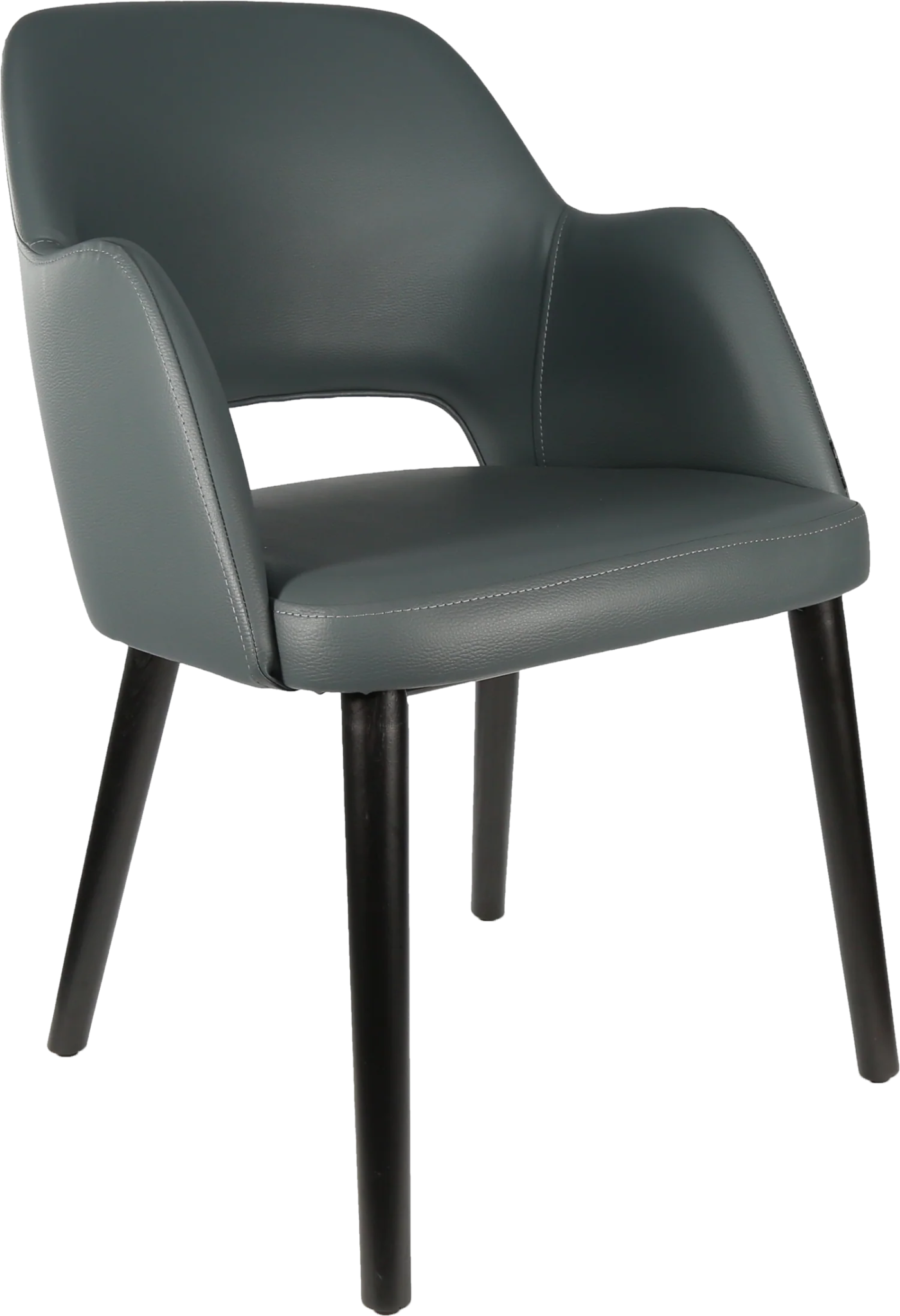 Durafurn Sorbet Chair Black Anthracite Vinyl | Office Furniture Designs