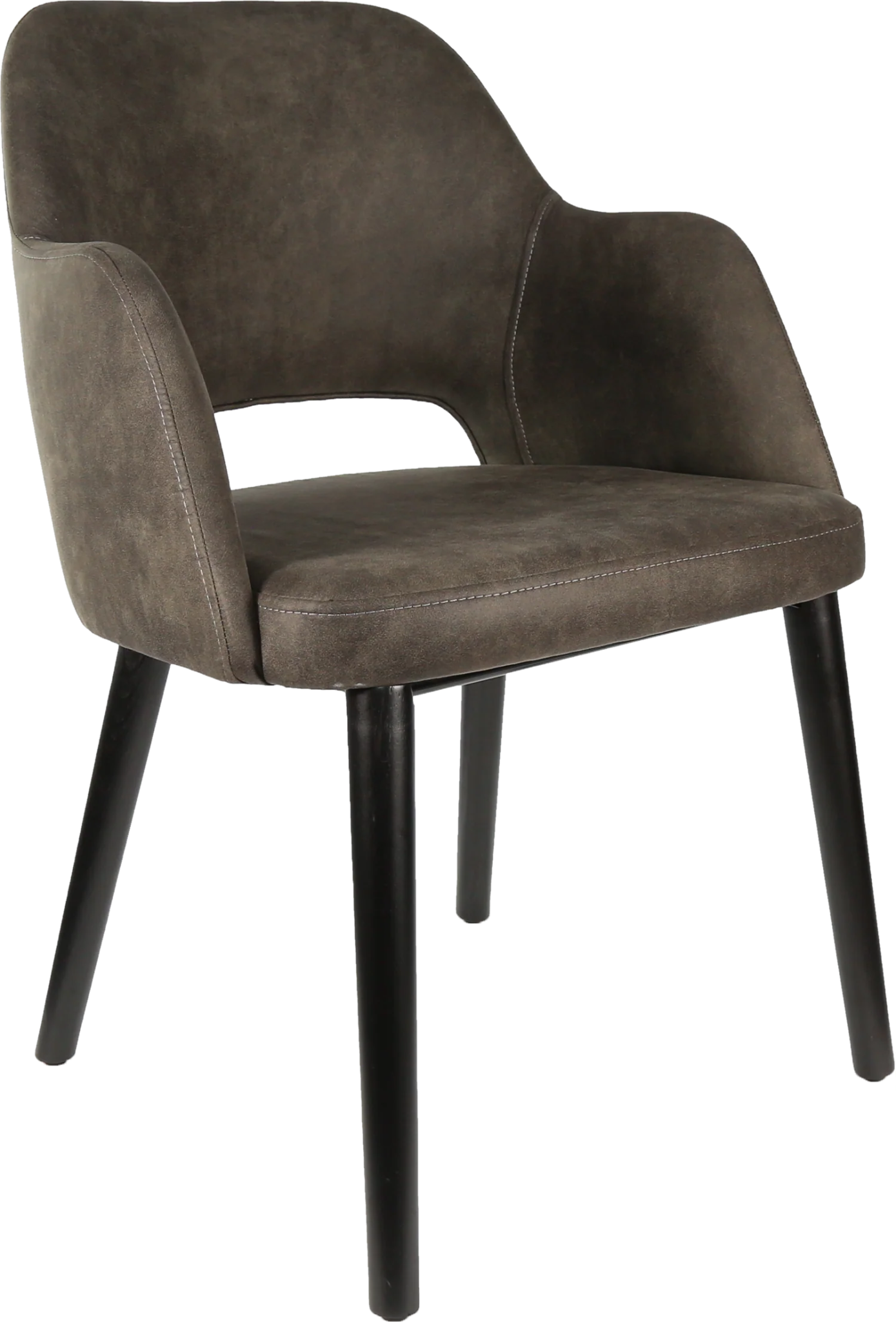Durafurn Sorbet Chair Black Charcoal Fabric | Office Furniture Designs
