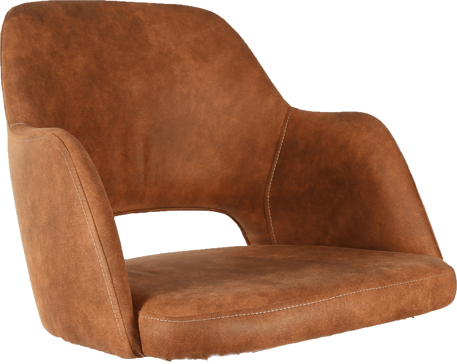 Durafurn Sorbet Upholstered Shell Tan Fabric | Office Furniture Designs