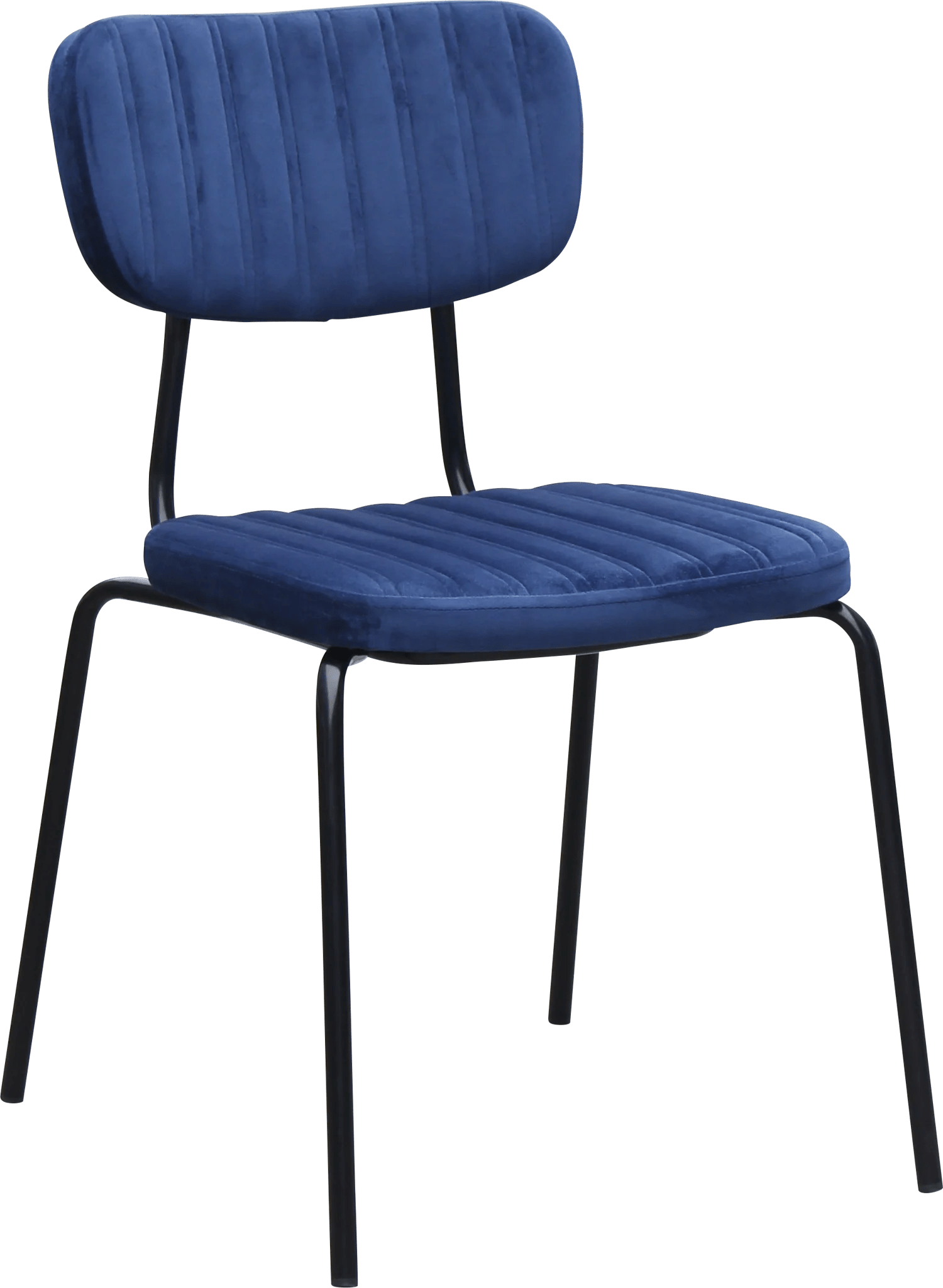 Durafurn Tiramisu Chair Black Frame Denim Velvet | Office Furniture Designs