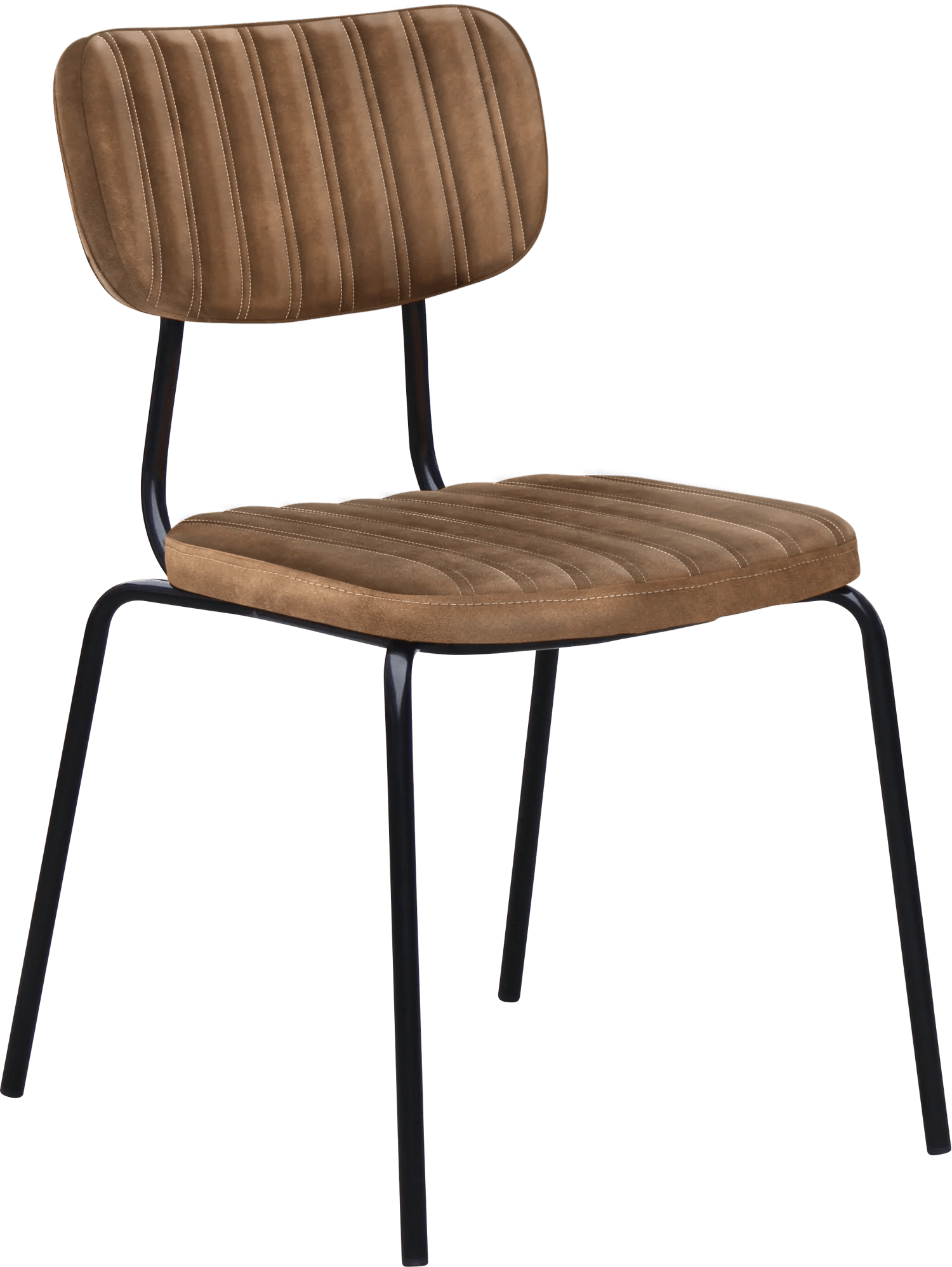 Durafurn Tiramisu Chair Black Frame Mocha Fabric | Office Furniture Designs