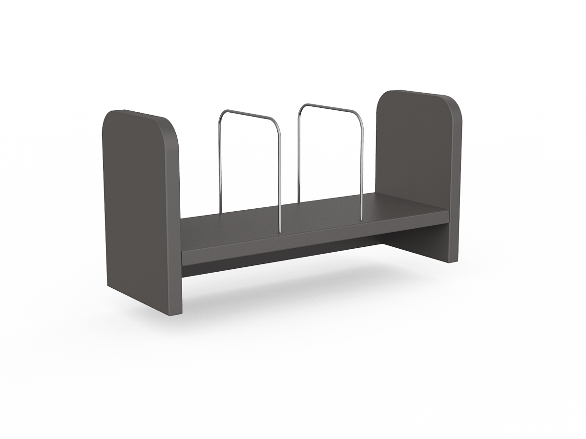 EkoSystem Desktop Shelf 600mmW Charcoal | Office Furniture Designs