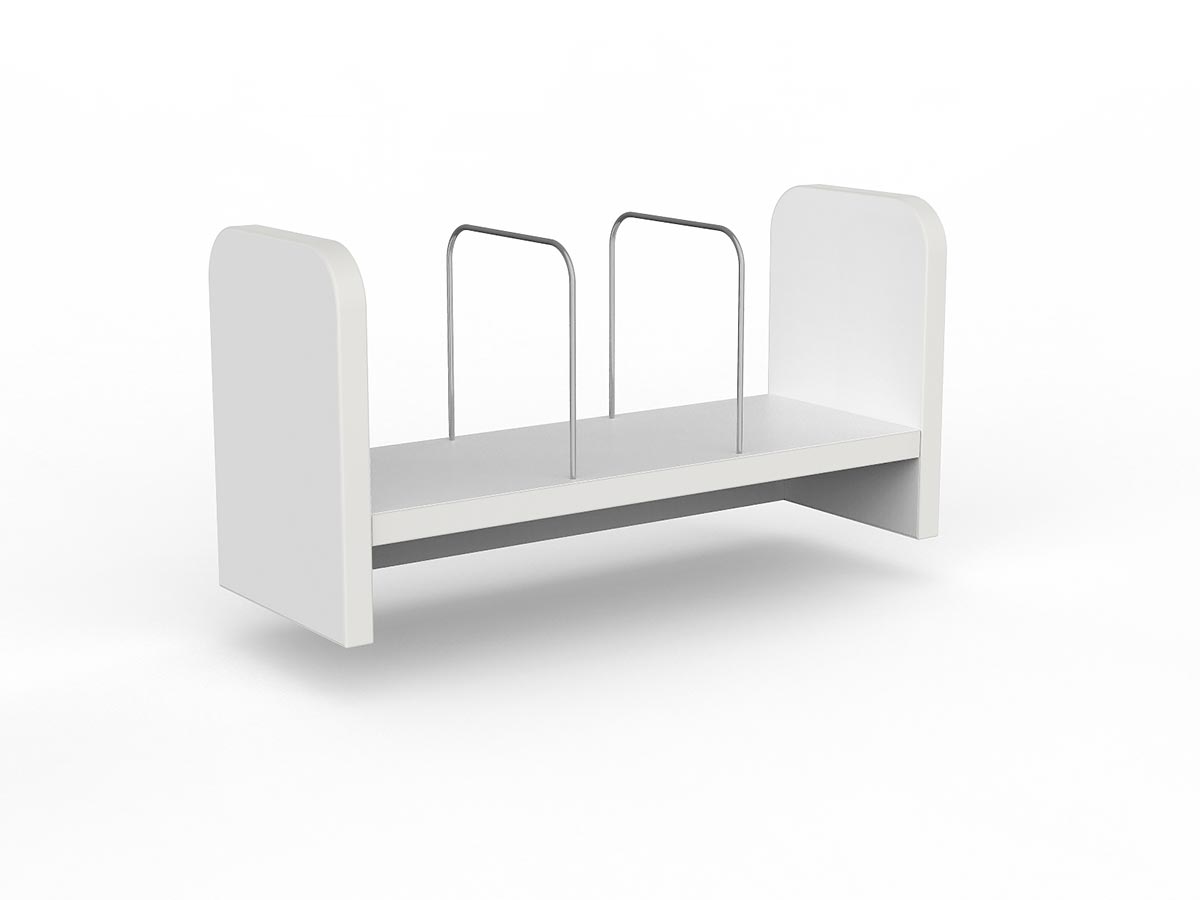 EkoSystem Desktop Shelf 600mmW White | Office Furniture Designs