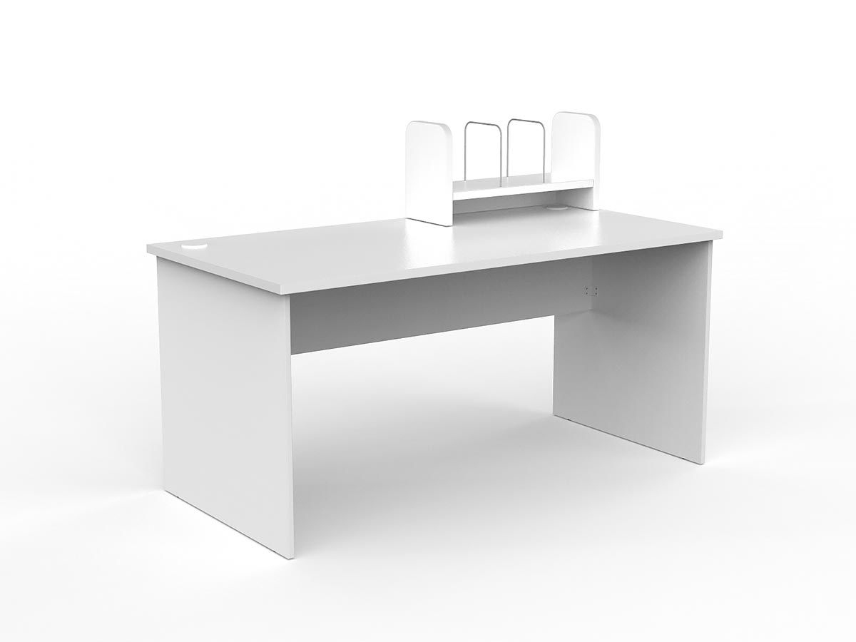 EkoSystem Desktop Shelf 600mmW White | Office Furniture Designs