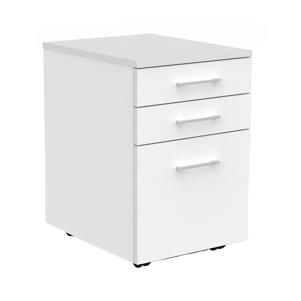 EkoSystem Mobile Drawer Unit 1 File & 2 Box Drawers White | Office Furniture Designs