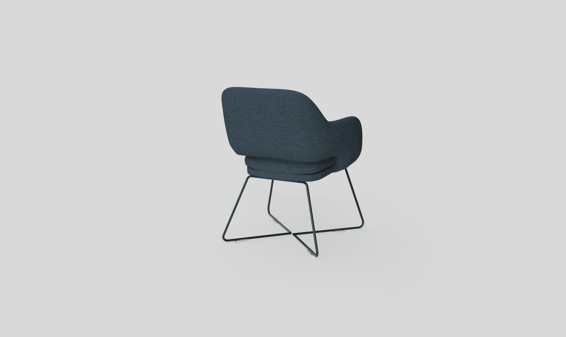 Elaro Armchair Metal Onyx | Office Furniture Designs