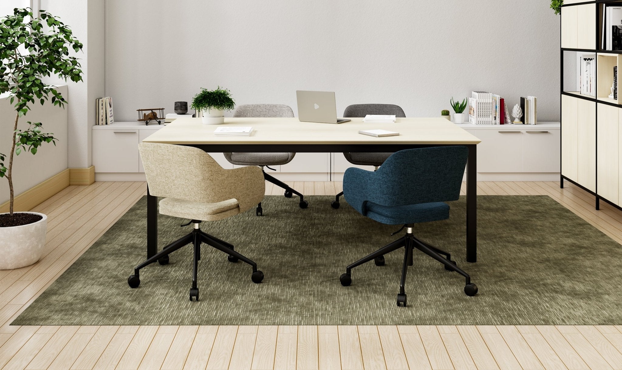 Elaro Armchair Metal Onyx | Office Furniture Designs