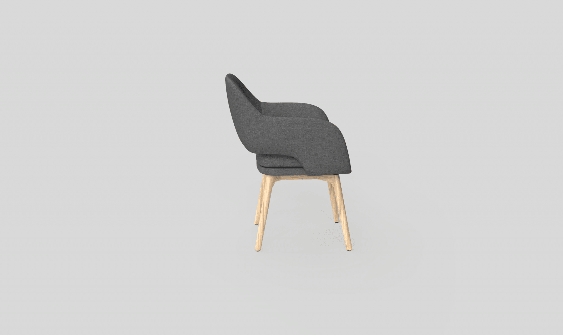 Elaro Armchair Metal Onyx | Office Furniture Designs