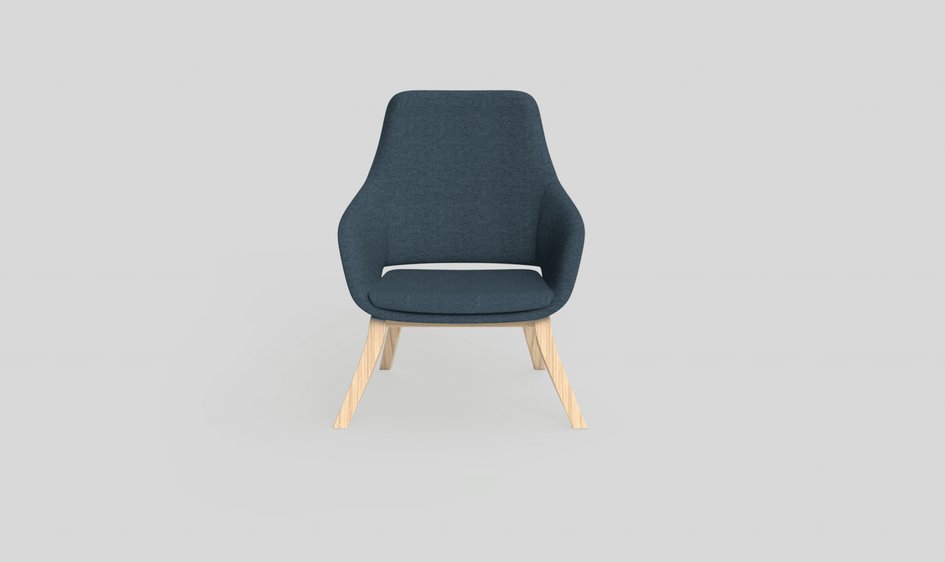 Elaro Lounge Chair Metal Onyx | Office Furniture Designs