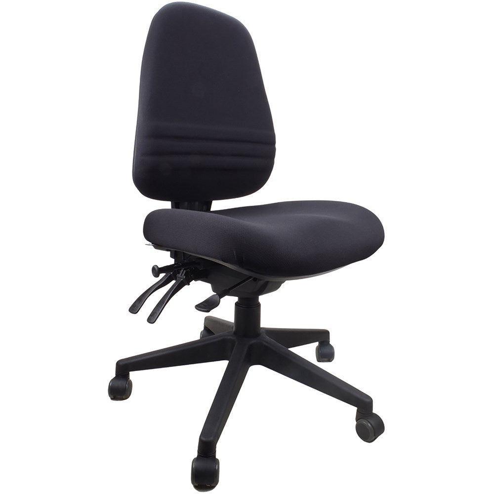 Endeavour Pro Operator Chair High Back Black Chair Black | Office Furniture Designs