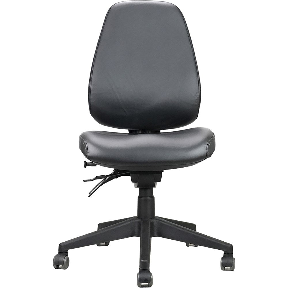 Endeavour Pro Operator Chair High Back Black PU Chair Black | Office Furniture Designs