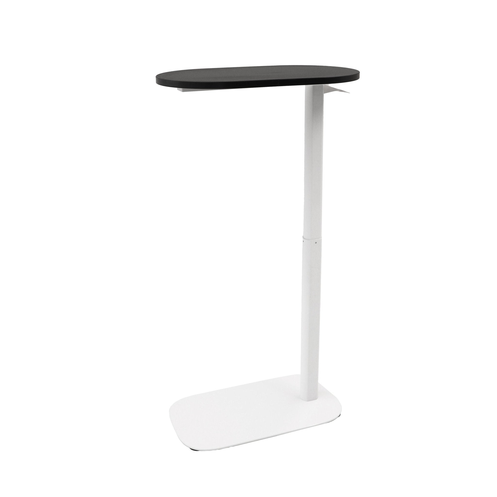 Eos Height Adjustable Side Table Black White | Office Furniture Designs