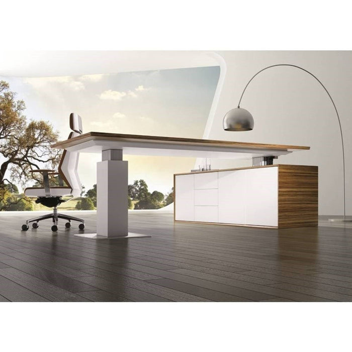 Evolution Adjustable Executive Desk 2280W x 2100D x 7401200mmH | Office ...