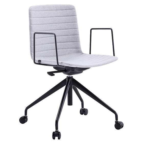 Golf Breakout Chair Black No Arms | Office Furniture Designs