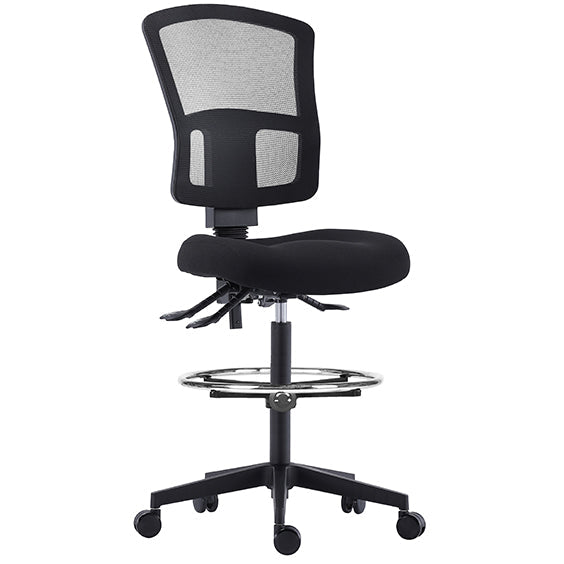 Grant Mesh Task Chair High Back Drafting Kit (D265) No Arms | Office Furniture Designs