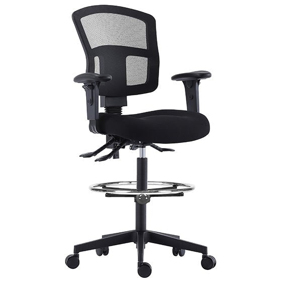 Grant Mesh Task Chair Low Back Drafting Kit (D265) With Arms | Office Furniture Designs