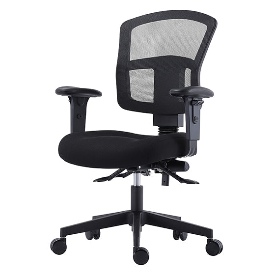 Grant Mesh Task Chair Low Back Standard With Arms | Office Furniture Designs
