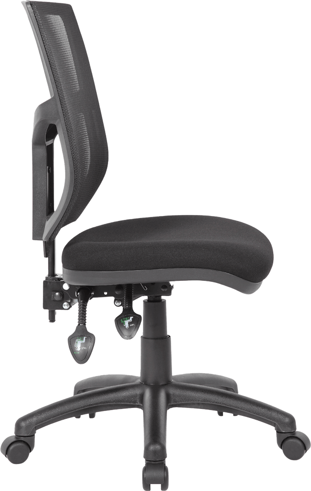 Halo Task Chair High Back Mesh Back Black Black | Office Furniture Designs
