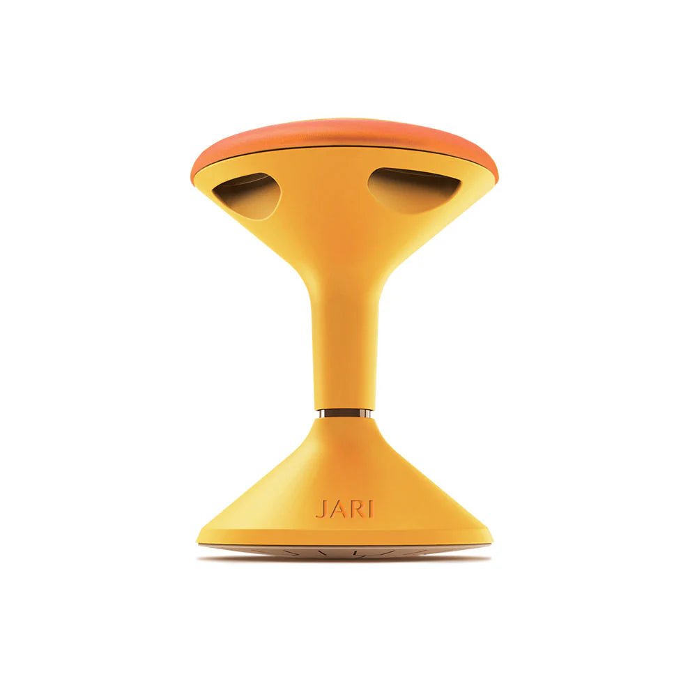 Jari Activstool Height Adjustable Stool 400 - 500mmH Yellow | Office Furniture Designs
