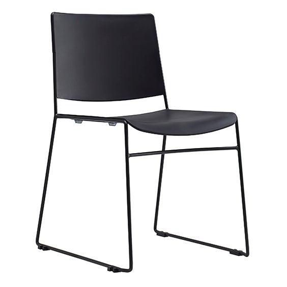 Kit Stackable Hospitality Chair Black | Office Furniture Designs