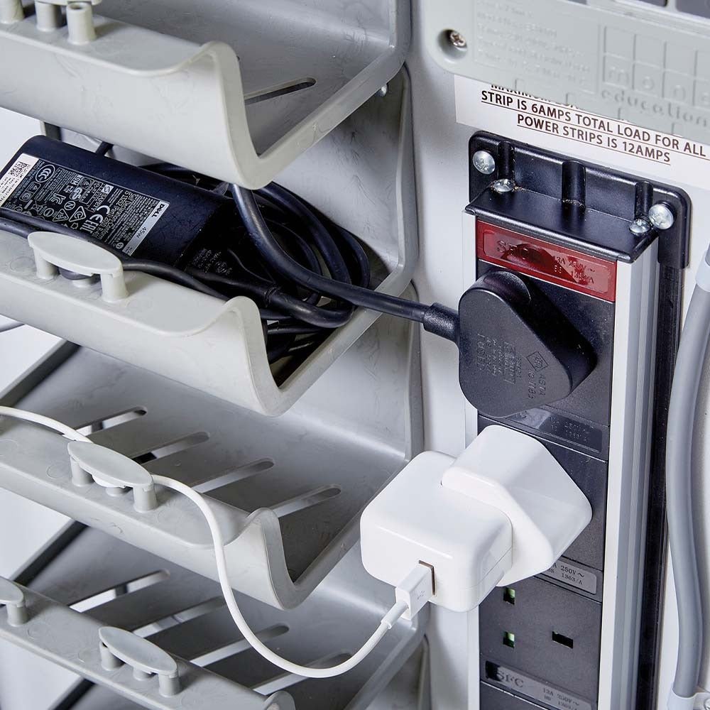 LapCabby UniCabby Horizontal 40 Devices | Mobile AC Charging Trolley | Office Furniture Designs