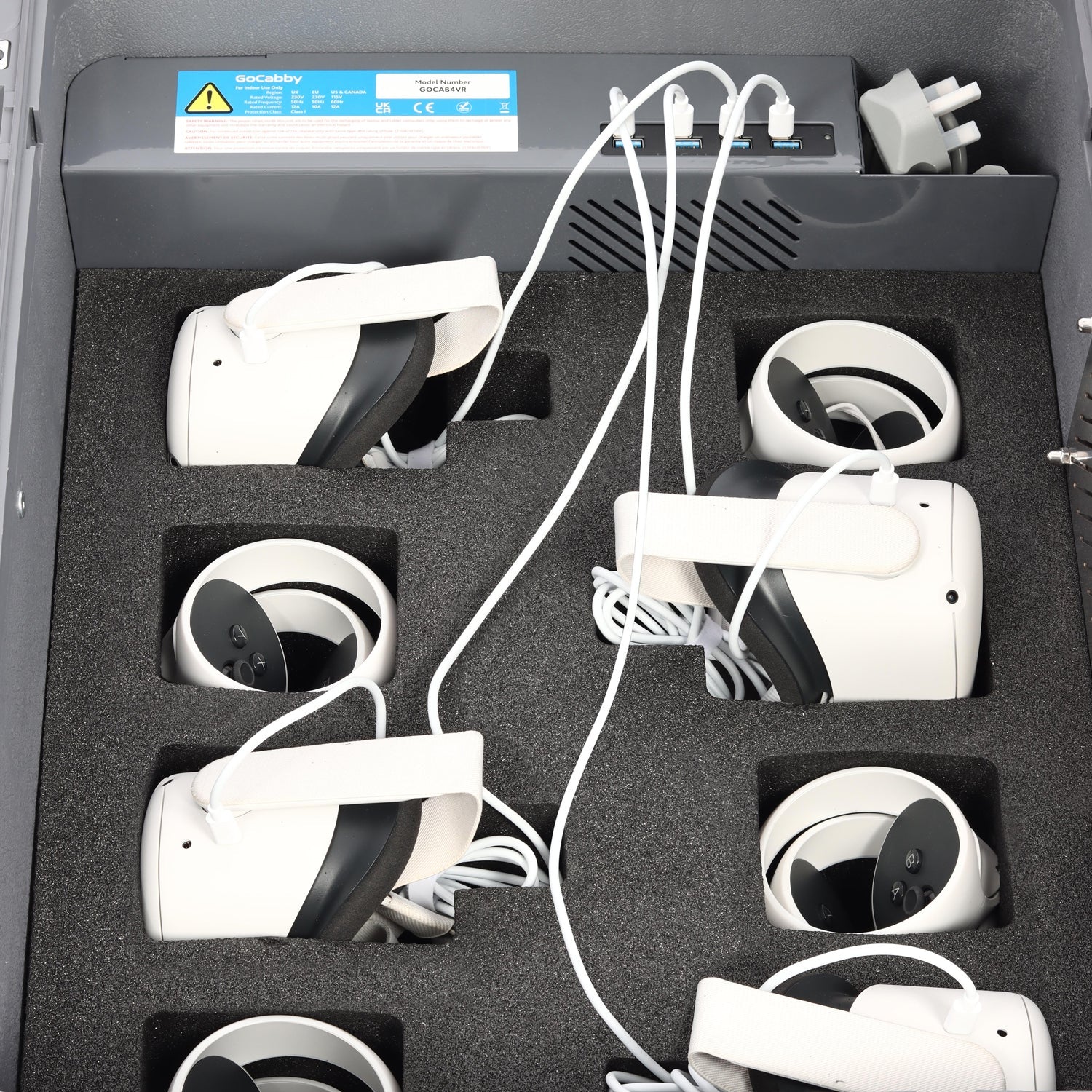 LapCabby USB Charging Case for VR Headsets | Office Furniture Designs